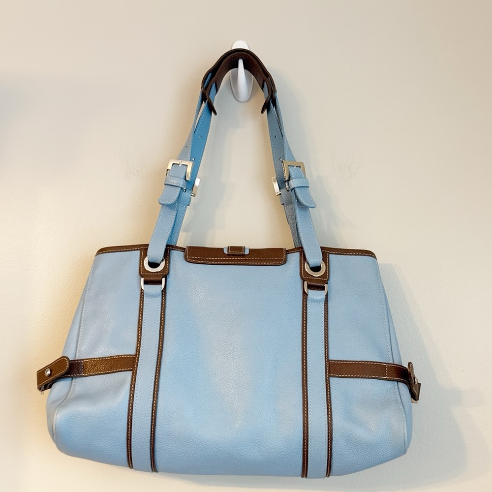 VTG Longchamp Leather Handbag - Picture 9 of 12